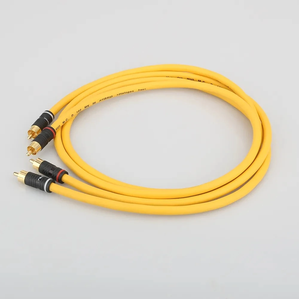 DIY RCA 상호 연결 케이블, 하이파이 오디오 RCA 케이블, 익스텐션 케이블 A11, 한 쌍