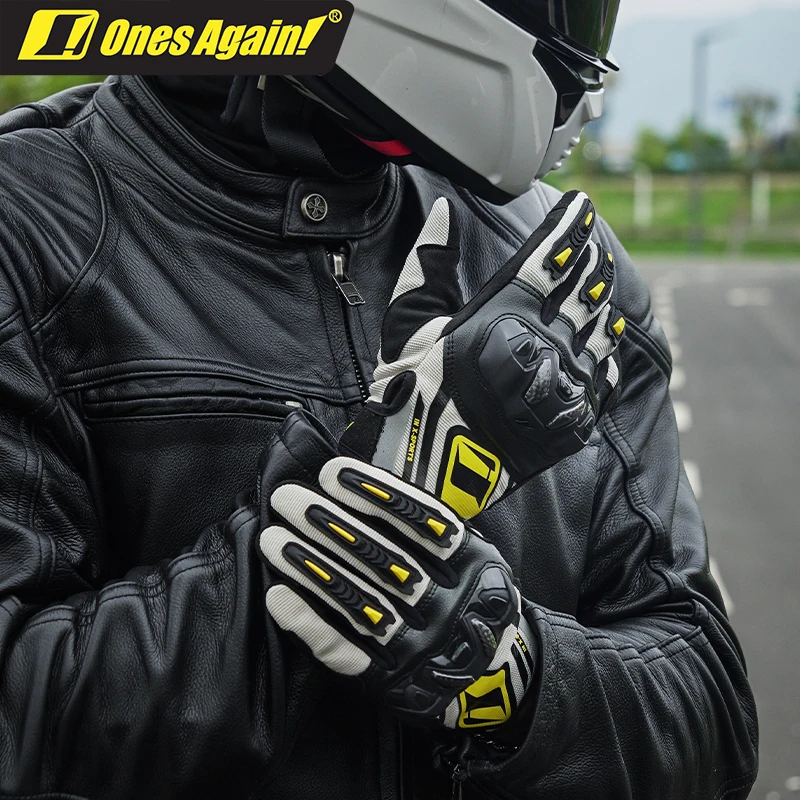 

CE1 Motorcycle Gloves Carbon Fiber Breathable TPU Full Finger Racing Motorbike Moto Protective Riding Gloves