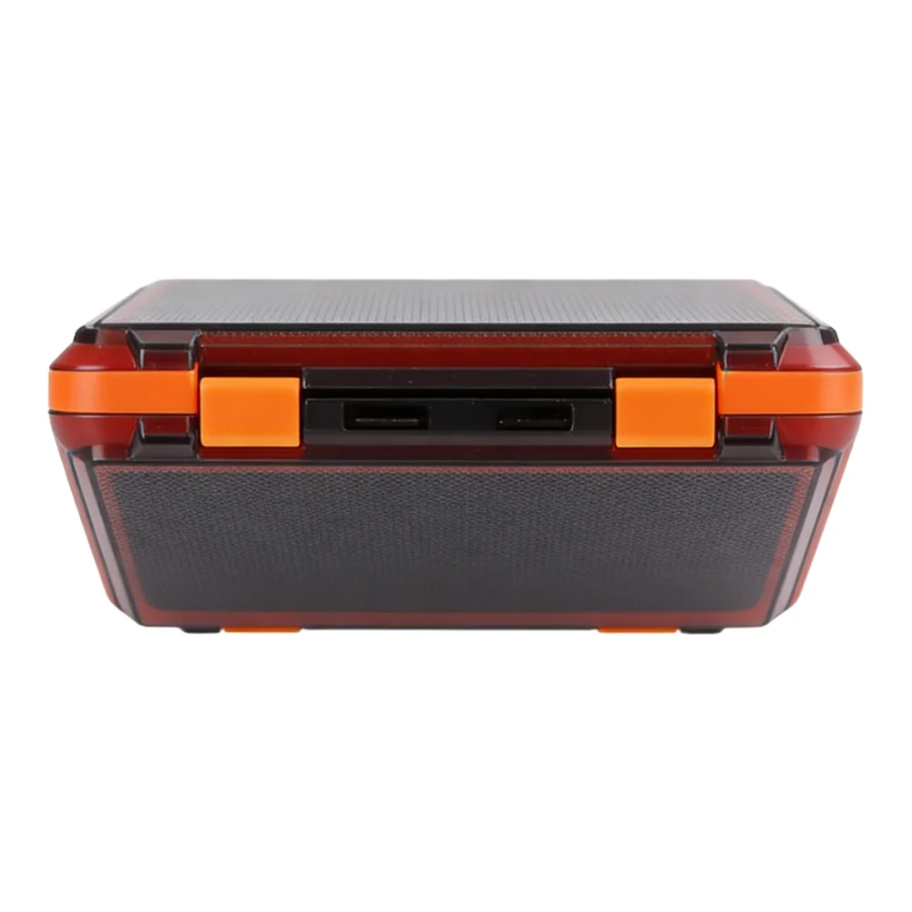 EVA Foam Insert Box Fishing Lure Box For Fishing Trips Orange EVA Memory Foam Lure Holder Sturdy Carbon Steel Build