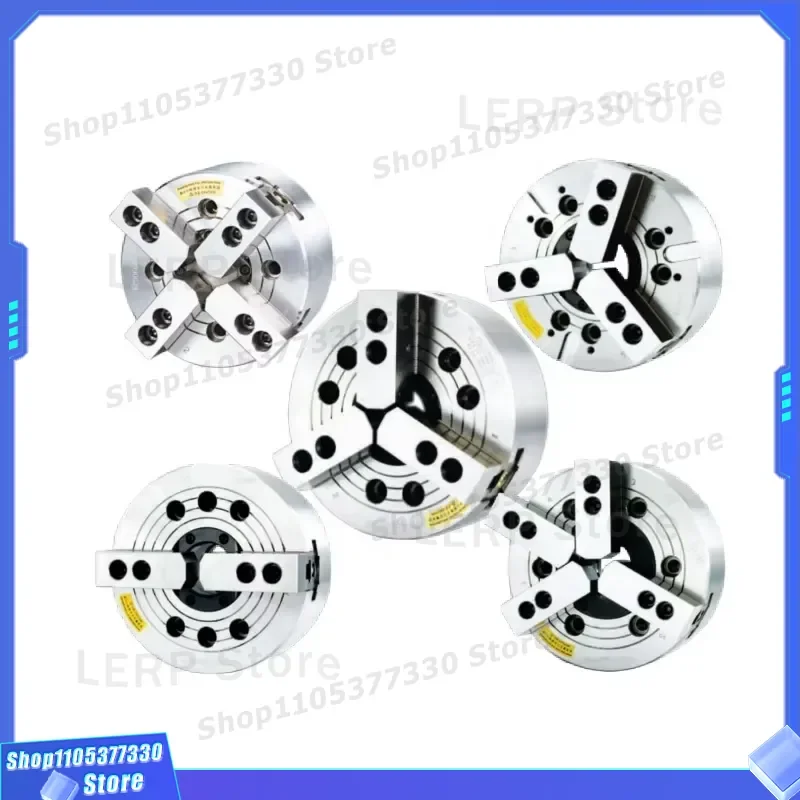Hydraulic Chuck 2 Claw 4 Claw for Milling Machine High Precision Through Hole Oil Cylinder Machine Tool Accessories High