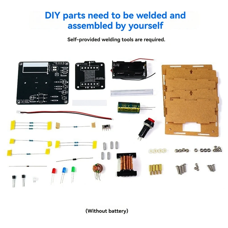 DC 3V 전자기 송신기 DIY 전자 키트, 고전압 전자기 캐논, 미니 전압 변환기 모듈