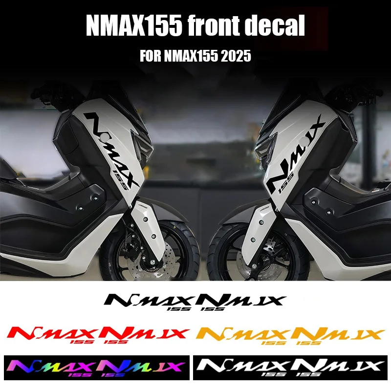 

For NMAX 155 NMAX125 160 2025 Front Shell Stickers Reflective Motorcycle Decals Waterproof Stickers Decorative Accessories