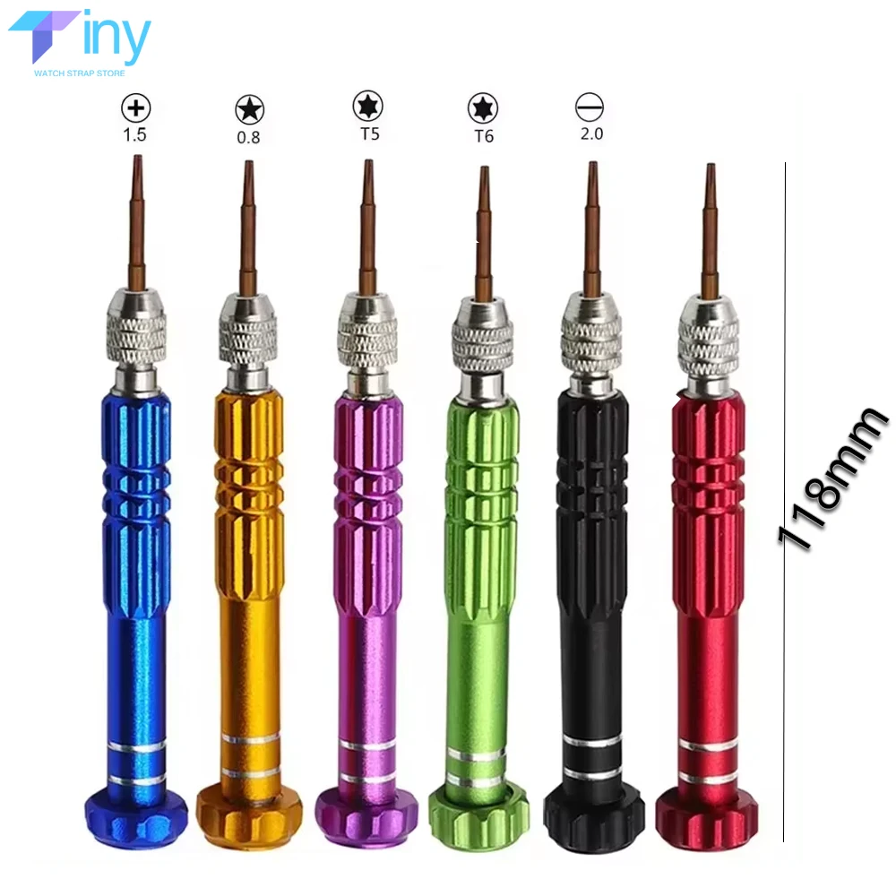 Multifunctional 5 In 1 Screwdriver Set Disassembly Screwdriver Slotted Cross Plum Blossom Computer Glasses Clock MaintenanceTool