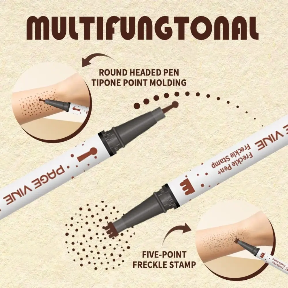 Dot Waterproof Fake Freckles Pen Quick-Drying Long Lasting Spot Pen Lifelike Beauty Tool Cosmetics