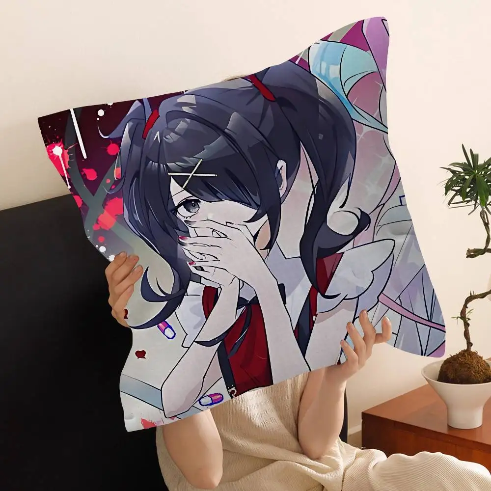 Needy Girl Streamer Overload Anime pillow cover sofa cushion cover home room decoration children gift