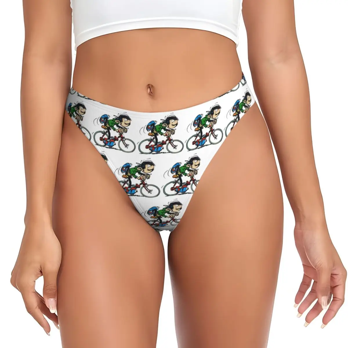 calcinha-g-string-personalizada-gaston-lagaffe-big-ben-respiravel-confortavel-para-mulheres