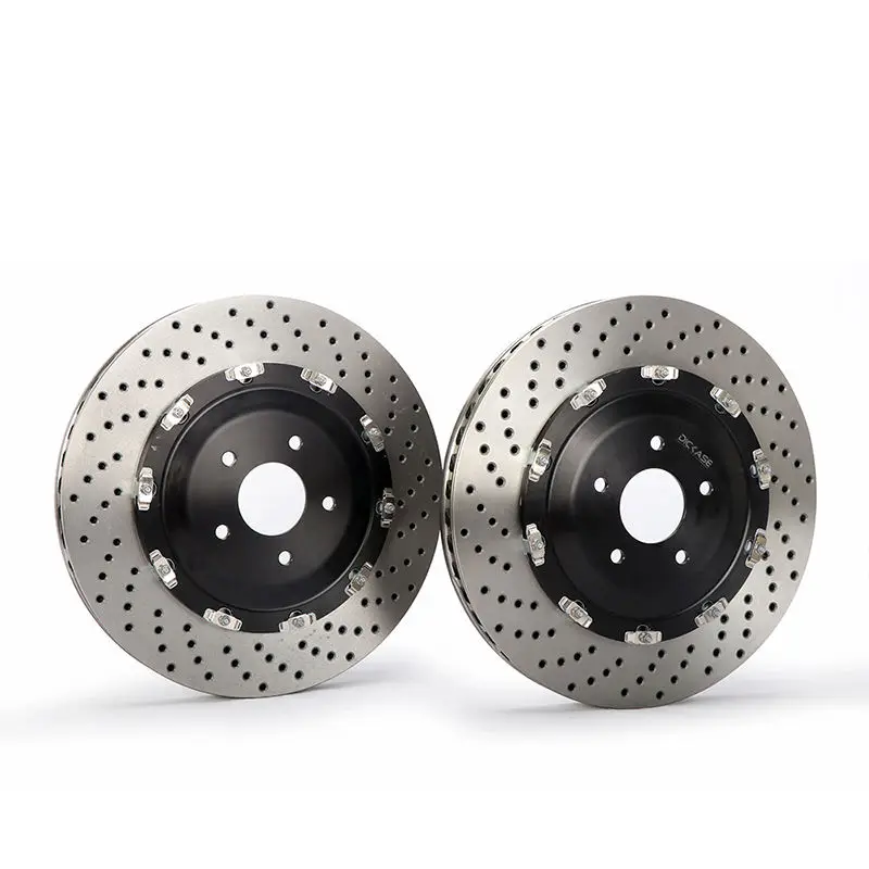 Disco de Freno Resistente al Calor con Patrón Perforado 355*32 380*28 380*34 405*34mm Frenos Traseros para Automóviles Volvo SUV