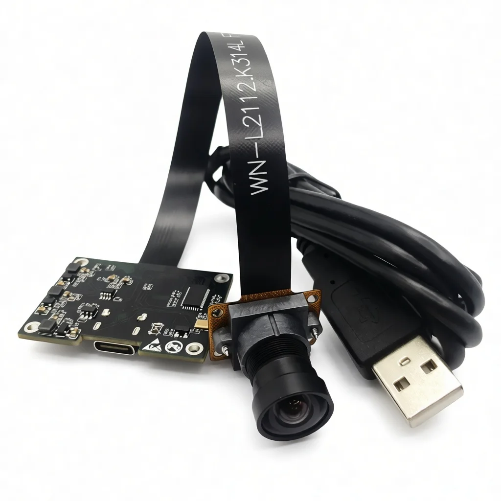 4K USB Camera 2160P Webcam with IMX274 Sensor 95 Degree Fixed Focus Lens USB3.0 Camera Module Plug and Play for Windows/Android