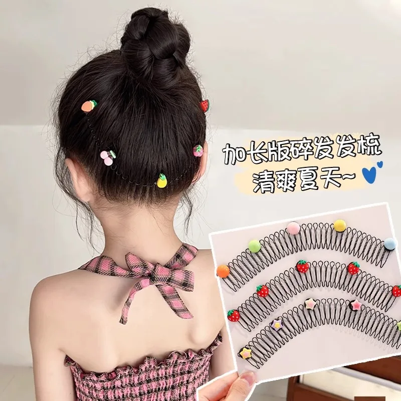 Camellia Hair Comb Invisible Bangs  Clip Tidy Artifact Hair pin Girls Hairpin Women Tools Fixed Inser Comb Hair Accessories