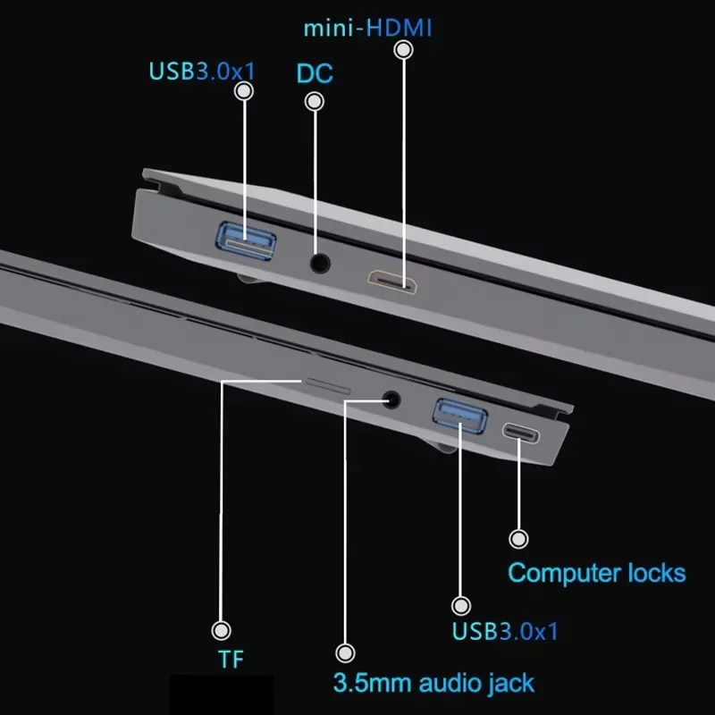 Xiaman 15.6 "computador portátil para jogos intel core i9 8950hk gamer pc 16gb ram 1tb ssd windows 11 escritório estudo notebook pc