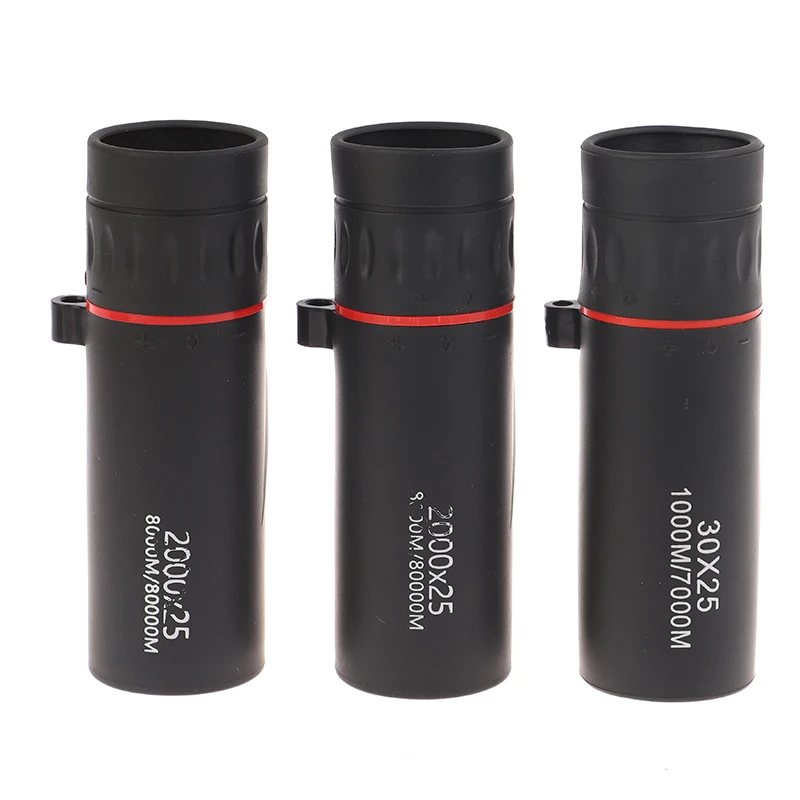 2000x25 HD Monocular Telescope Compact Pocket Portable Phone Mountable for Outdoor Adventure Concert
