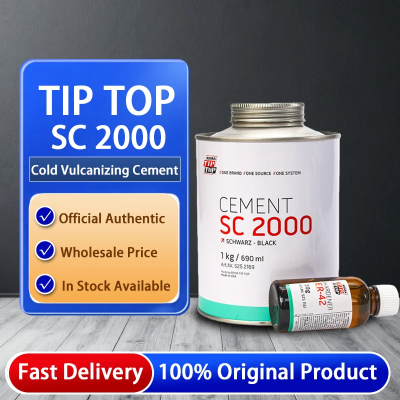 tiptop-sc2000-cold-vulcanizing-cement-conveyor-belt-rubber-repair-industrial-repair-adhesive-for-concrete-rubber-metal-black