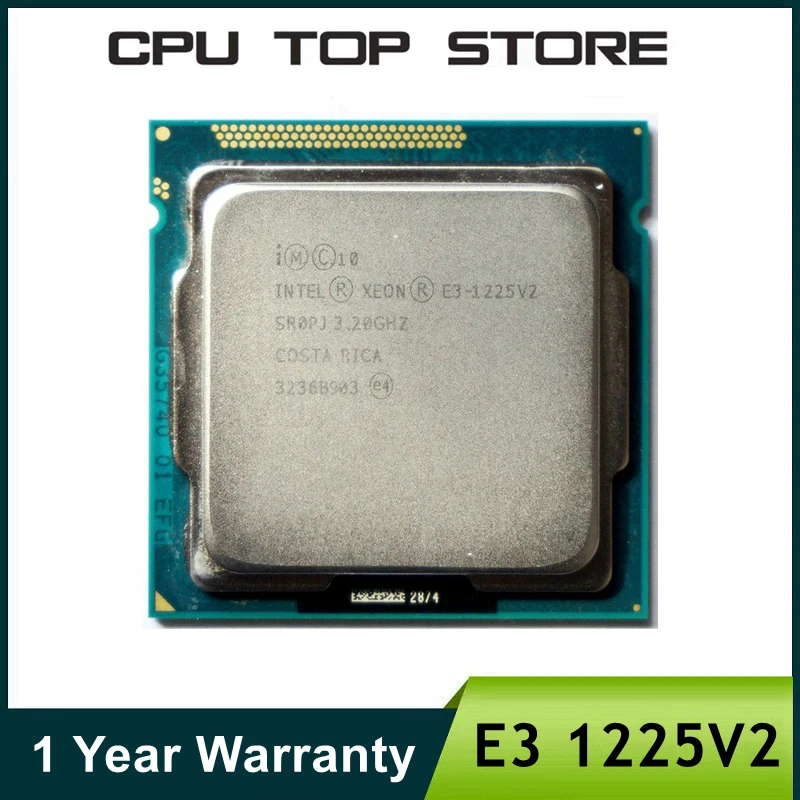 Intel Xeon E3-1225 v6 デスクトップPC 32GB RAM Intel Xeon E3 1225 V2 Quad Core CPU Processor 3.2GHz LGA 1155