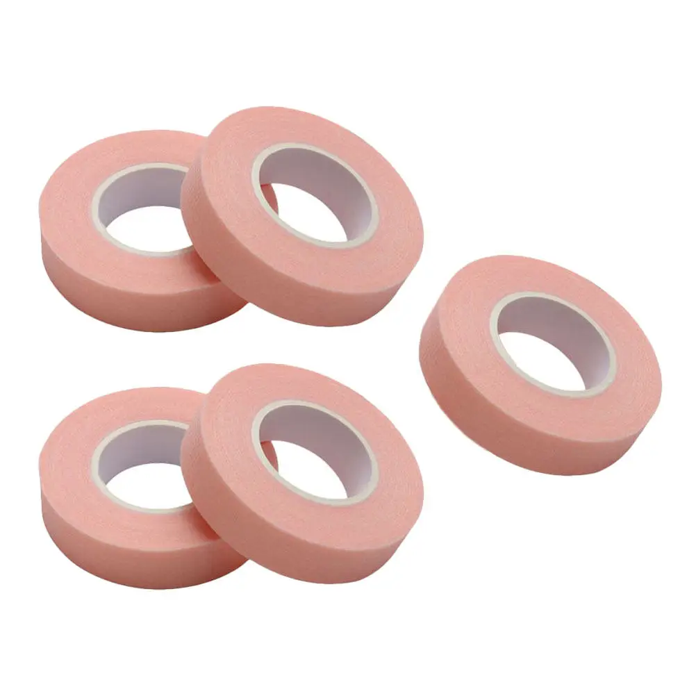 5 Rolls False Lash Isolation Tape Premium Non-Woven Material Easy Peel Stick Remove Residue-Free Eyelash Grafting Tool Eyelash