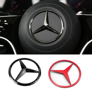 Auto Lenkrad Soon Badge, Emblem Styling Accessoires für Mercedes Benz Serie C, E, S, CLA, CLS, W212, W205, W204, 52 mm, 57 mm, ABS 12 Hauptverkäufe Volante Walking W205 - №4