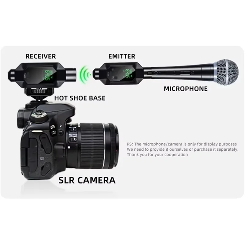 

CJSD-беспроводной микрофонный преобразователь XLR-передатчик и приемник для динамического микрофона, гитарный приемник, адаптер передачи