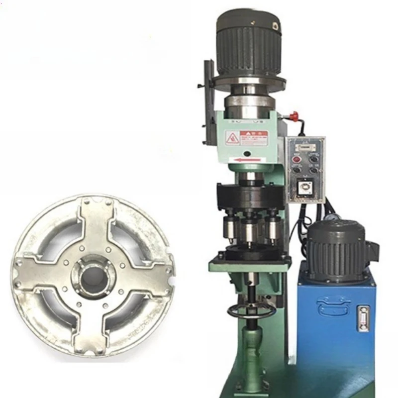Motorcycle clutch parts riveting machine, auto parts multi-head riveting machine, five-tool rivet riveting machine