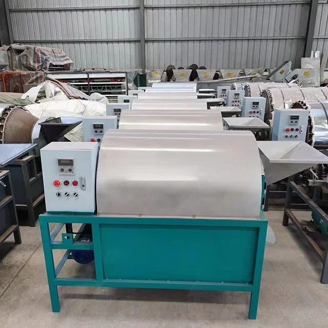 Automatic mud sawdust rotary dryer stainless steel corn chicken manure pig manure dryer