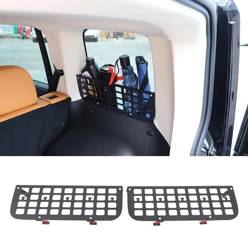 For Haval Raptor Menglong 2023-2025 aluminum alloy Side Window Storage Panel Rear Trunk Debris Rack Storage Molle panel