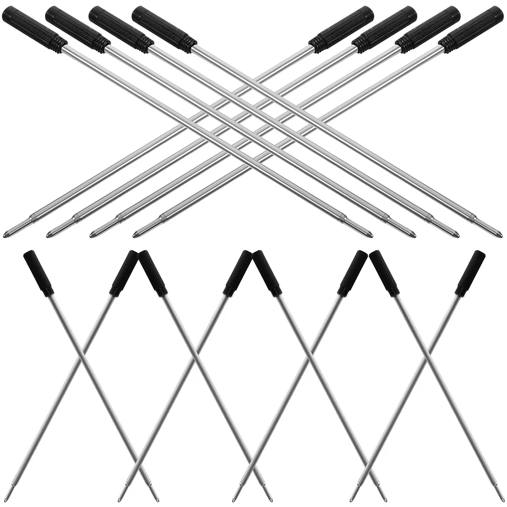 

20pcs Replaceable Gel Pen Refills 1mm Medium Tip Black Ink Creative Writing Stationery for Students Kids Gift