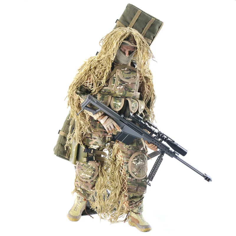Jungle Sniper 1/6 soldaatmodel - gezamenlijke beweegbare Special Forces pop handgemaakte militaire actiefiguur tactisch verzamelspeelgoed