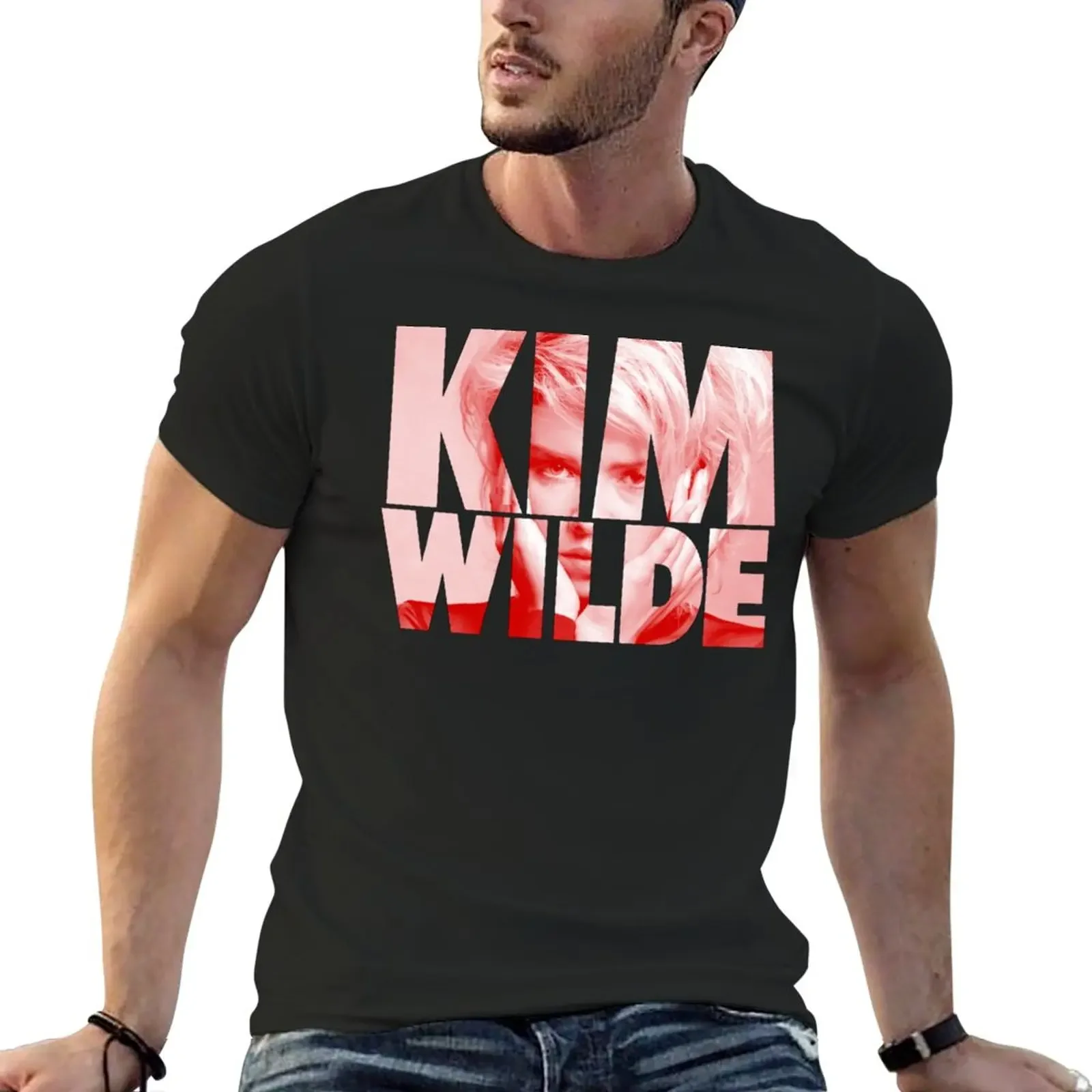 

Short Short sleeve tee black T-shirt for a boy mens t shirt New Kim Wilde T-Shirt men clothing oversized graphic 2024 NEW funny