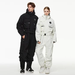 Vêtements de neige pour hommes et femmes, vêtements de snowboard, combinaison de ski, salopette trempée de ski, tenue de neige, suite de neige pour adultes, ski imbibé de neige