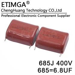10PCS/LOT CBB Capacitor 685J400V 6.8UF 685J P27 Polypropylene Film Capacitor CBB21 CBB22 400V685J
