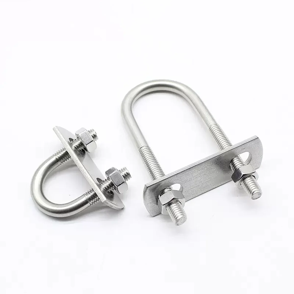 

304 Stainless Steel Extended U-Shaped Screw/U-Shaped Pipe Clamp With Baffle/U-Shaped Bolt/Square Hoop/Horseback Hoop