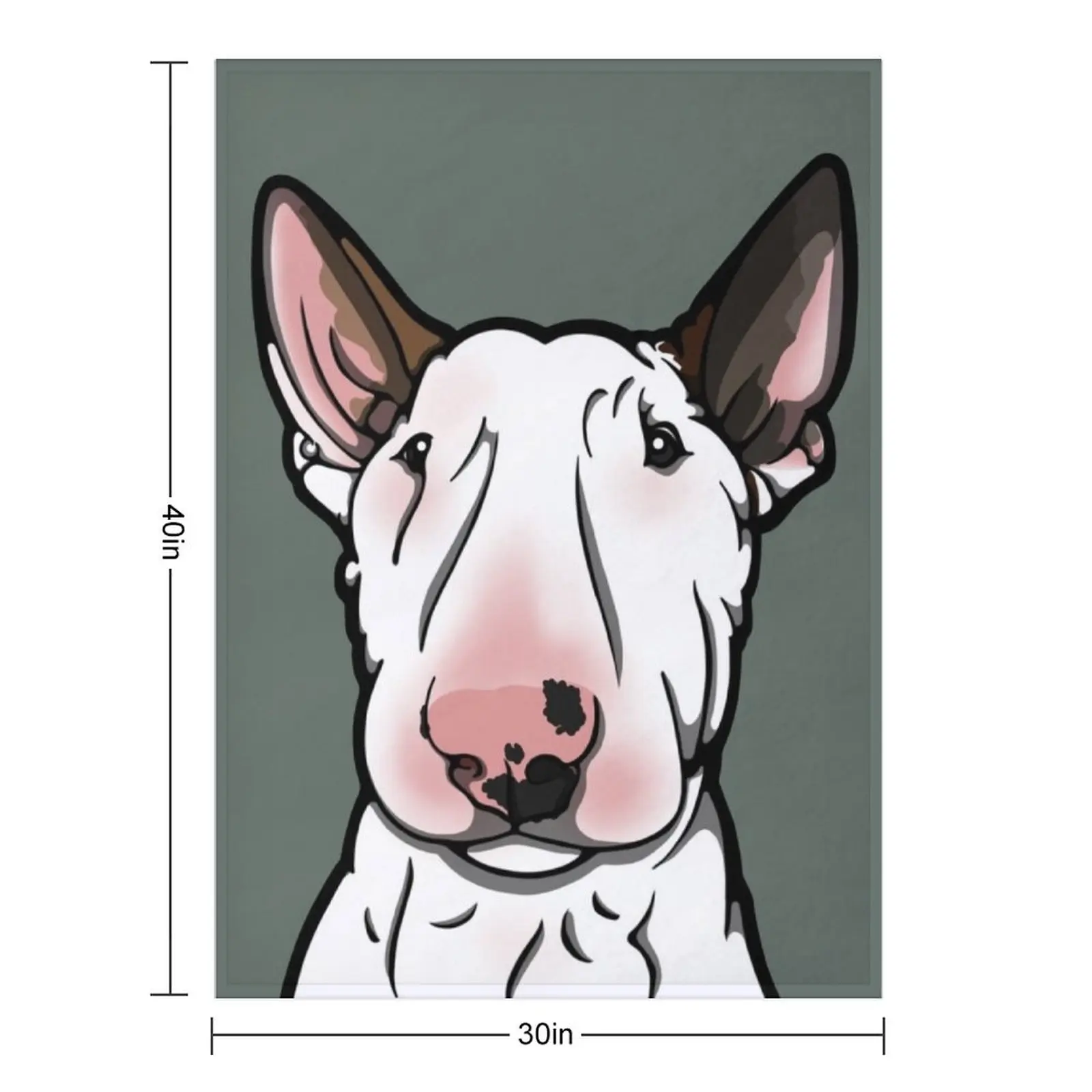 English Bull Terrier Snoop-y Throw Blanket Flannel Fabric Decorative Throw Cute Plaid warm winter Blankets
