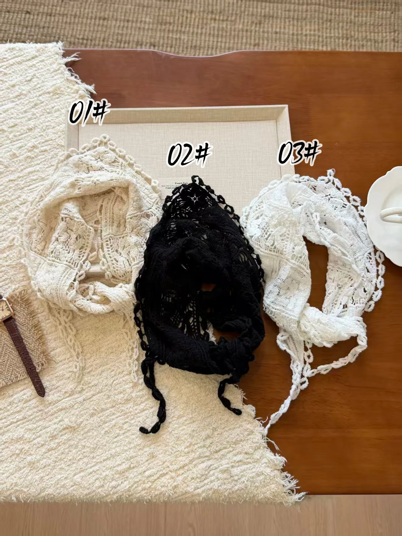 

Женская шаль с кисточками и цветочным кружевом, модные свадебные головные платки, аксессуары для фотосессий весна-лето 2026