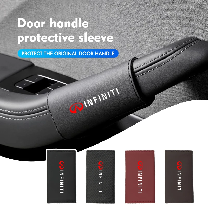 Крышка дверной ручки автомобиля, противоскользящая защита, аксессуары для Infiniti FX35 Q30 G37 QX70 G35 QX50 QX60 QX80 QX30 JX35 G25