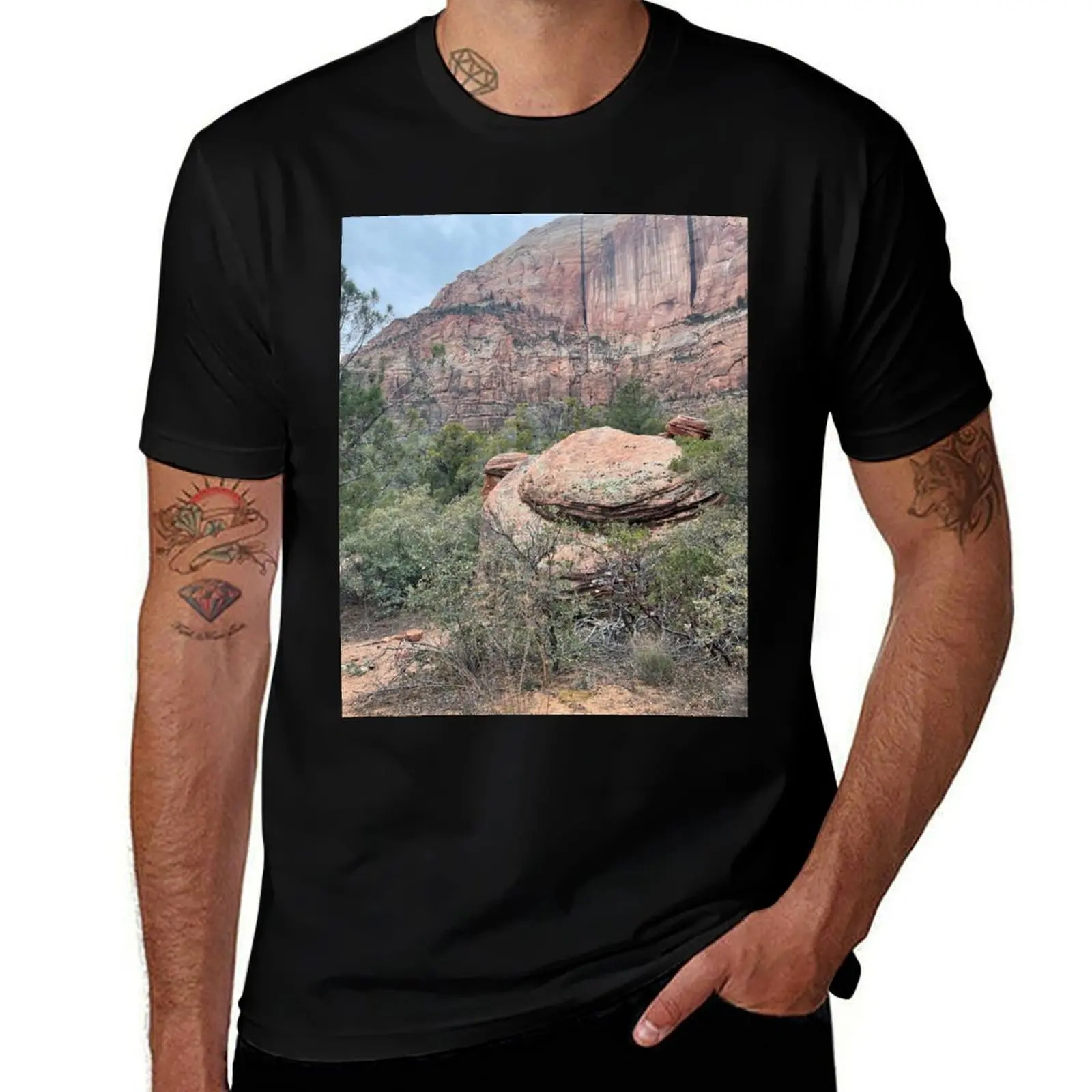 

Frog rock T-Shirt croswit shirt man summer top Blouse cute clothes black t shirts for men