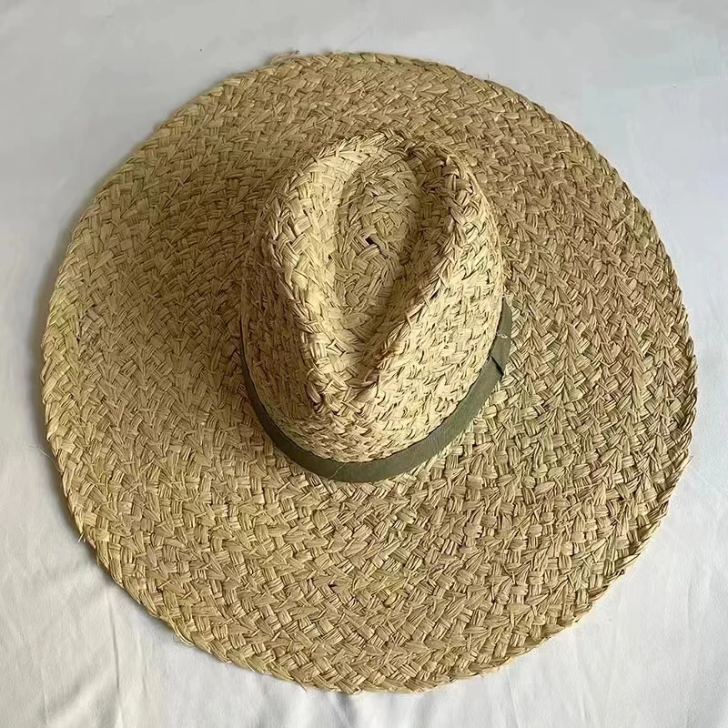 Handmade Women Summer Hat Wide Brim Raffia Hat Sun Protection Floppy Straw Hat Foldable Beach Hats Kentucky Derby Hat