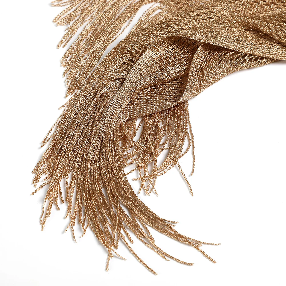 ملابس سباحة نسائية من la ceida لتغطية ملابس السباحة الشبكية اللامعة من الكروشيه