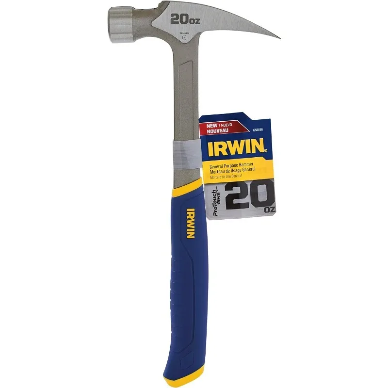 

IRWIN Hammer, Steel, General Purpose, Claw, 20 oz. (1954888)