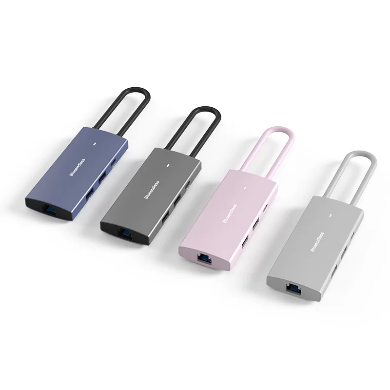 

Typec docking station hdmi 2.0 gigabit network port, hub laptop mac docking station