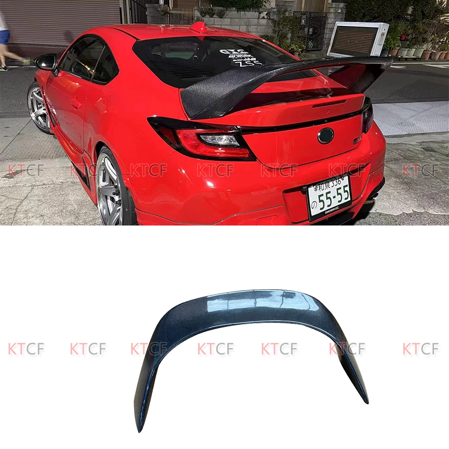 Carbon Fiber Spoiler Rear Wing Trunk Lip Spoilers Fit For Toyota GR86 Subaru BRZ MB Kit FRP Rear Lip Guide Wing 2021+