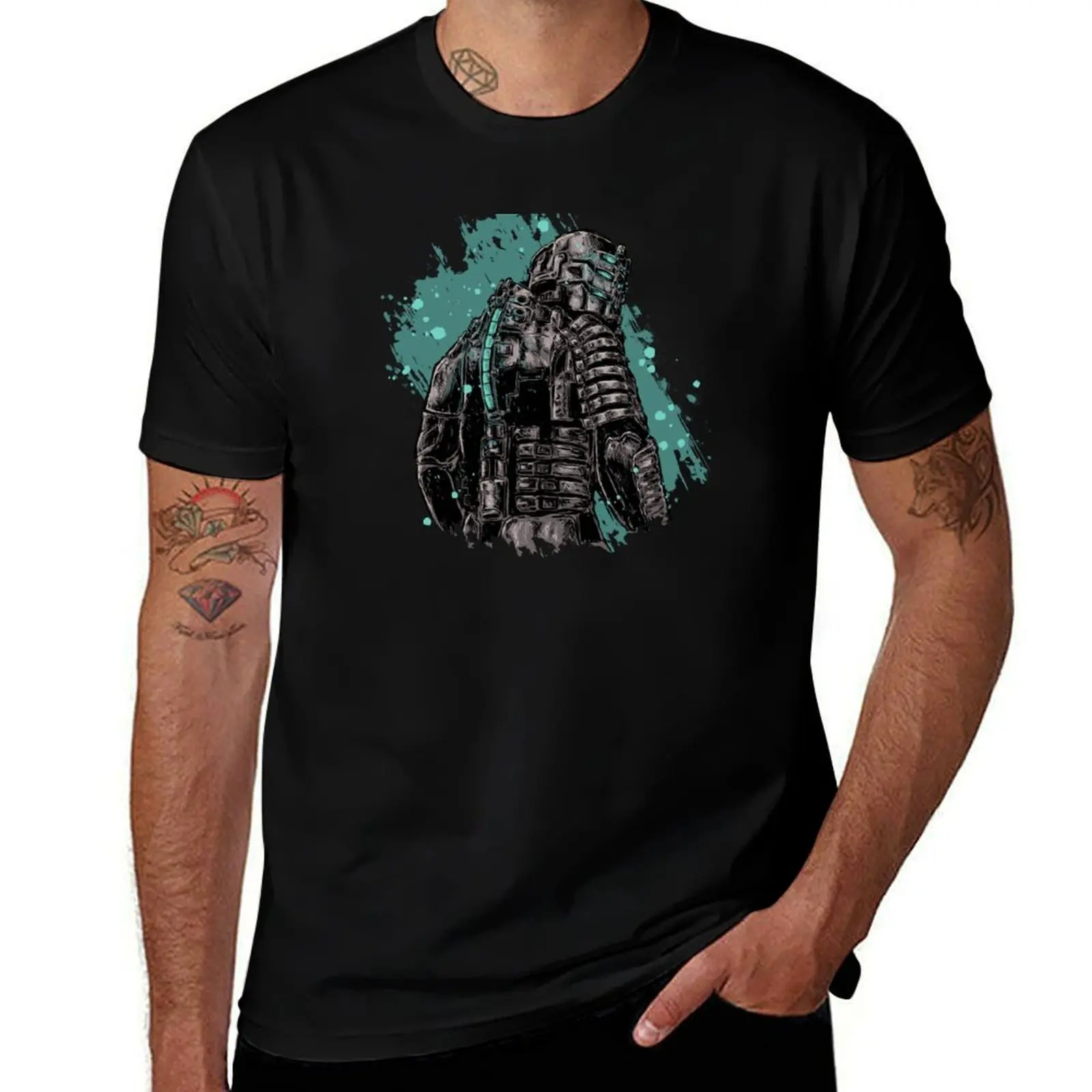 Isaac Clarke T-Shirt Classic Crew Neck Cotton T-Shirt