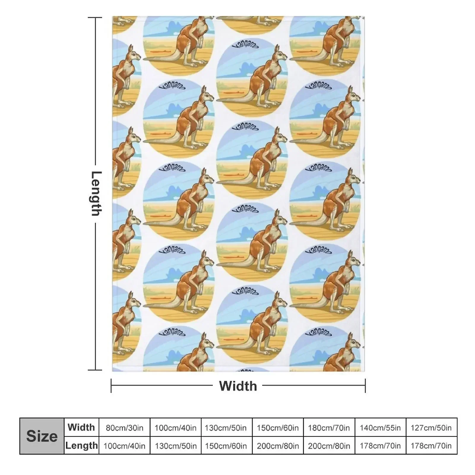 Kangaroo Throw Blanket Sofa Retros Luxury Brand Plush Luxury Designer for babies Blankets