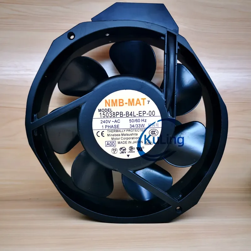 NMB 15038PB-A0L A1L B2L B3L B4L-EP-00 S0 17238 AC Cooling Fan for Electronic Equipment