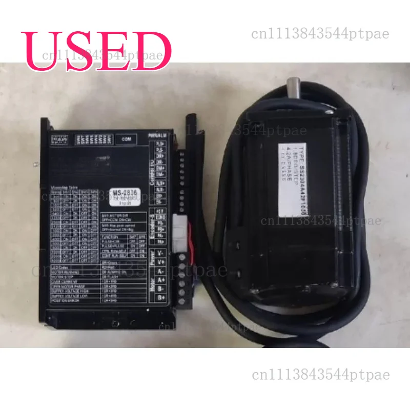 A closed-loop stepper motor driver: MS-2806 + motor SS2304A42F1000 driver supports 5-24V pulse, RS485 bus rated current 4.2A