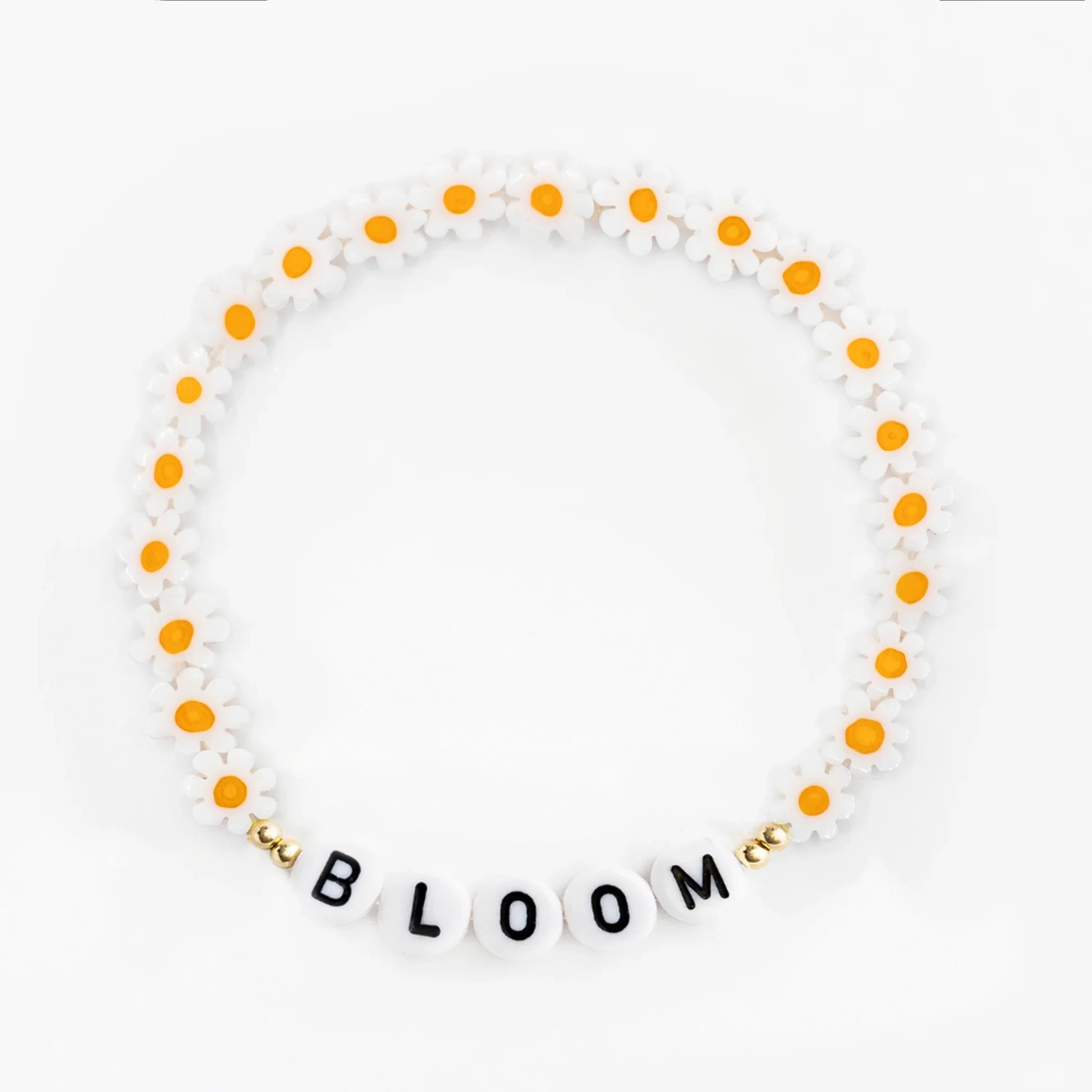 

CCGOOD Flower Daisy Bracelets for Women Customize Name Bracelet Personalized Jewelry 18 K Gold Plated Beads Pulseras Jewellery