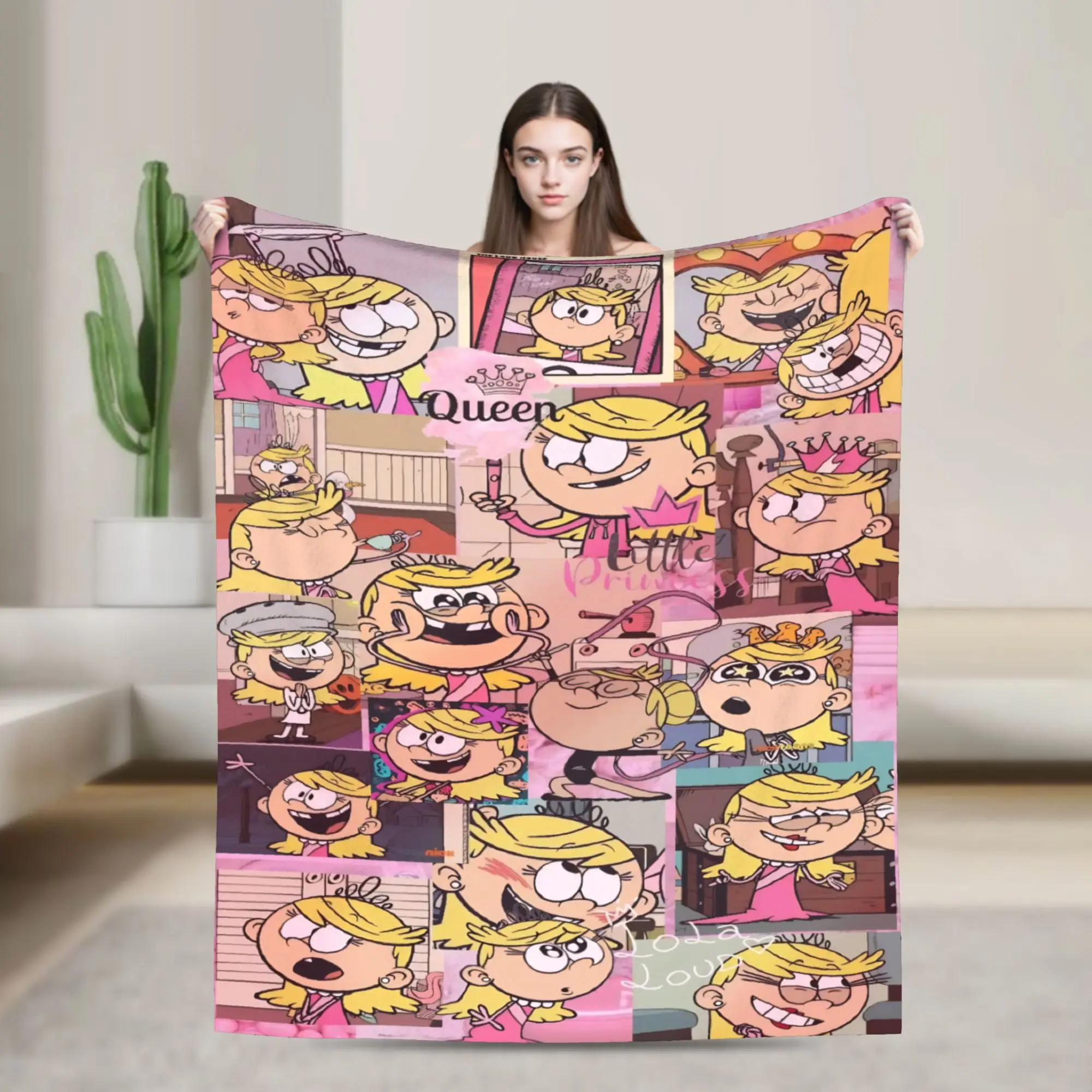 The Louds House Blanket Fleece  Multifunction Ultra-Soft Throw Blankets for Home Plush Thin Quilt