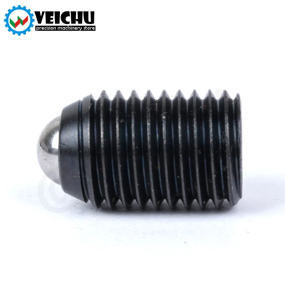 VCN414.1 Stainless/Carbon Steel Miniature Ball Plunger Spring Screw Hex Socket Ball Plunger With Threaded