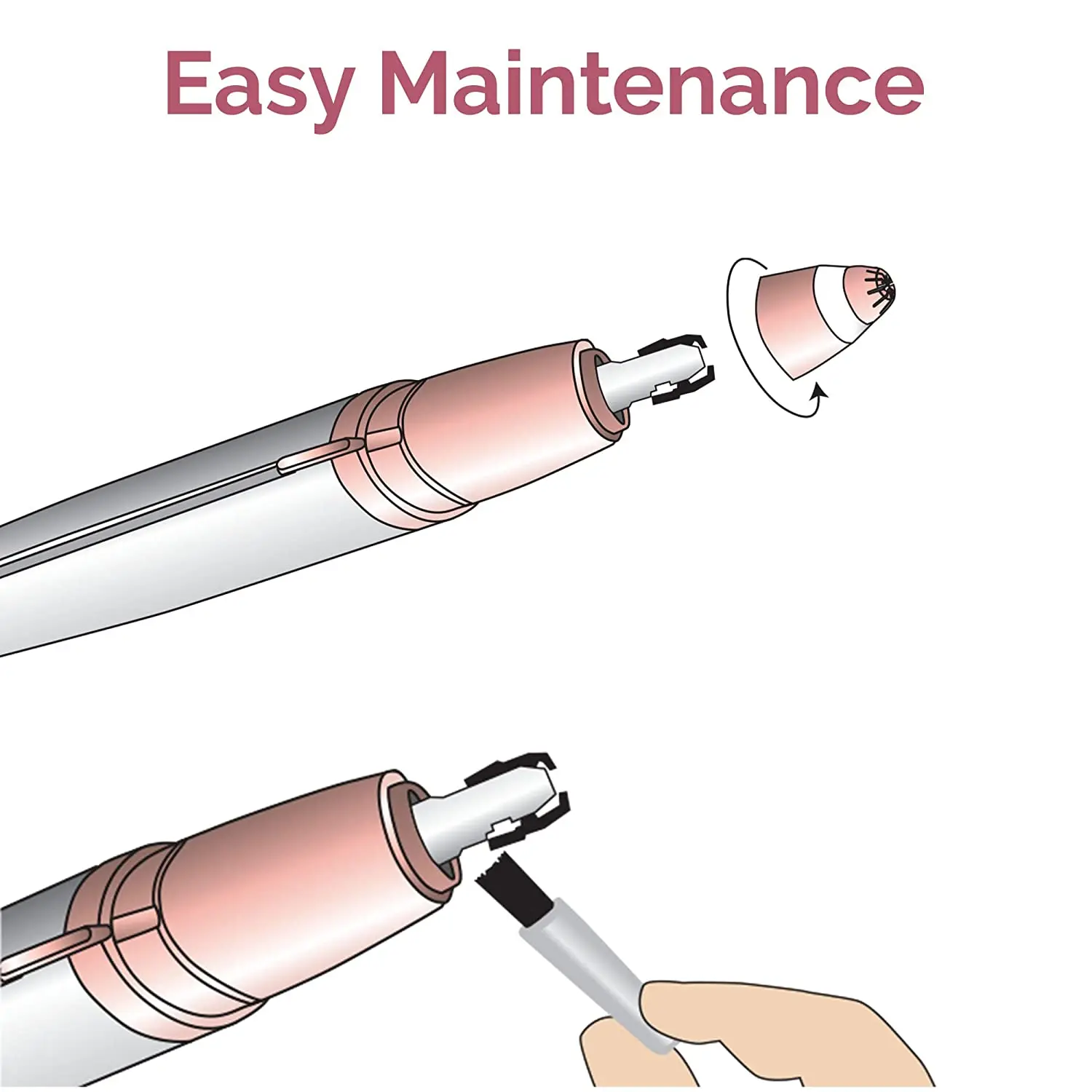 Flawless Eyebrow Female Eyebrow Hair Remover Electric Eyebrow Shaver Can Instantly and Painlessly Remove Hair