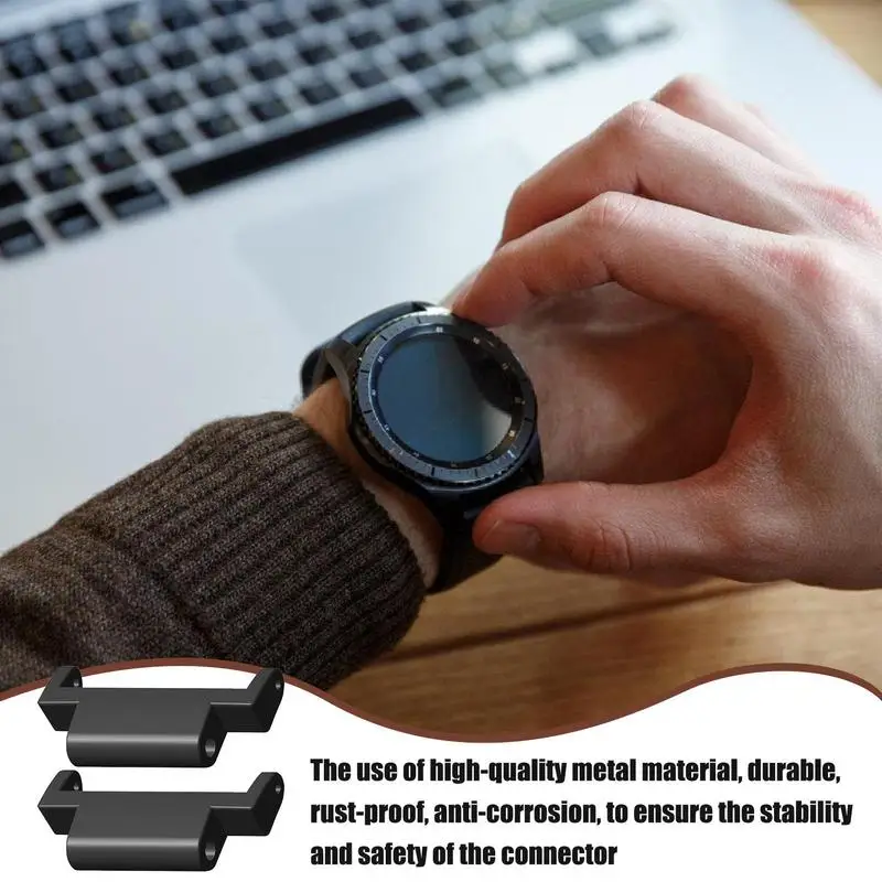 For Garmin ForerunnerConnector Rust-Resistant Watch Band Retainer for Garmin Flexible Smartwatch Repair Supplies Reusable