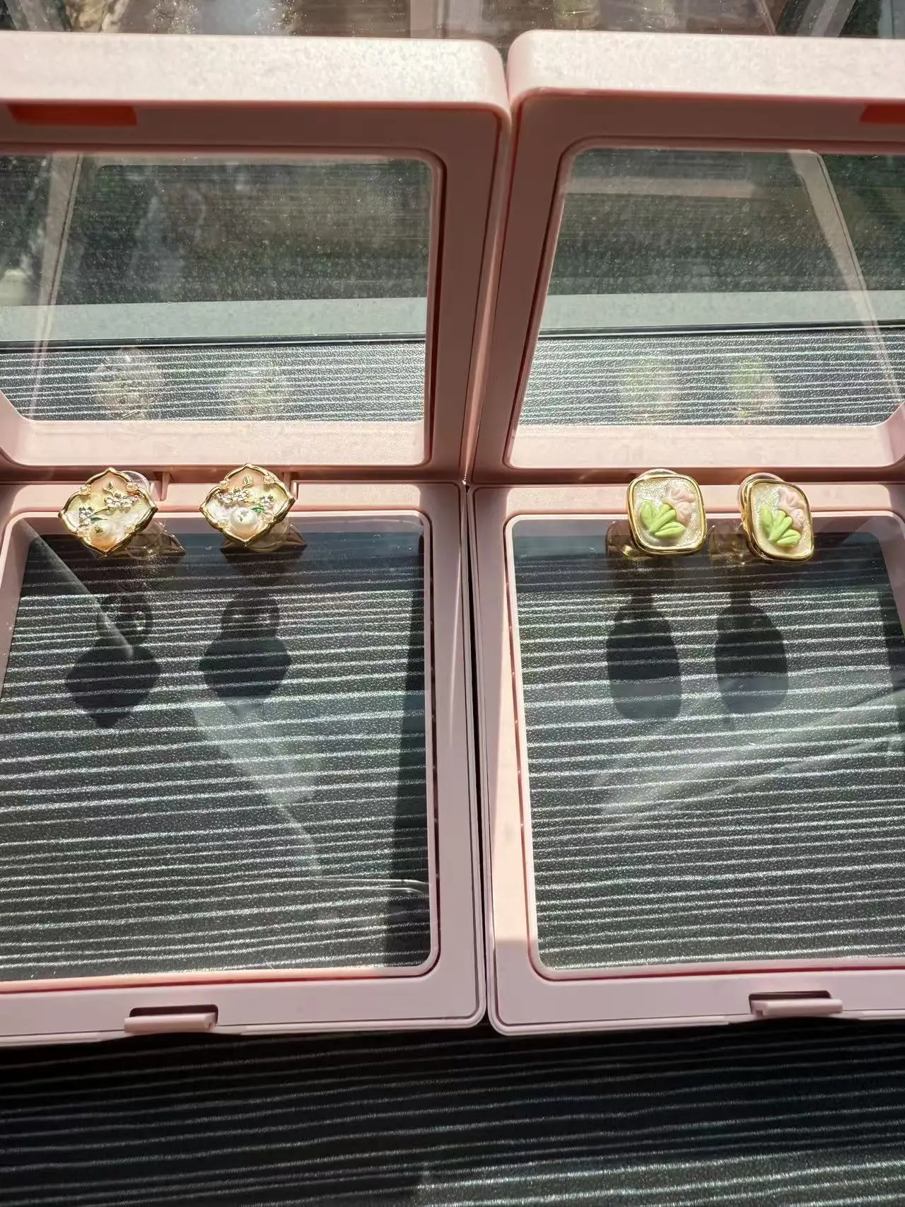 

New Dried Flower Dangle Earrings Jewelry for Women with Hypoallergenic & Creativity Flowers Pendant Stud Earrings Gifts