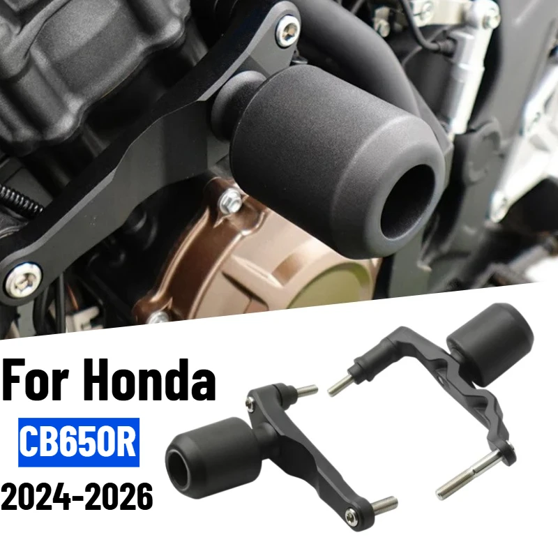 

Falling Protection For Honda CB650R CBR 650R 2024-2026 Motocross Accessory Side Protector Frame Sliders Fairing Guard Crash Pad
