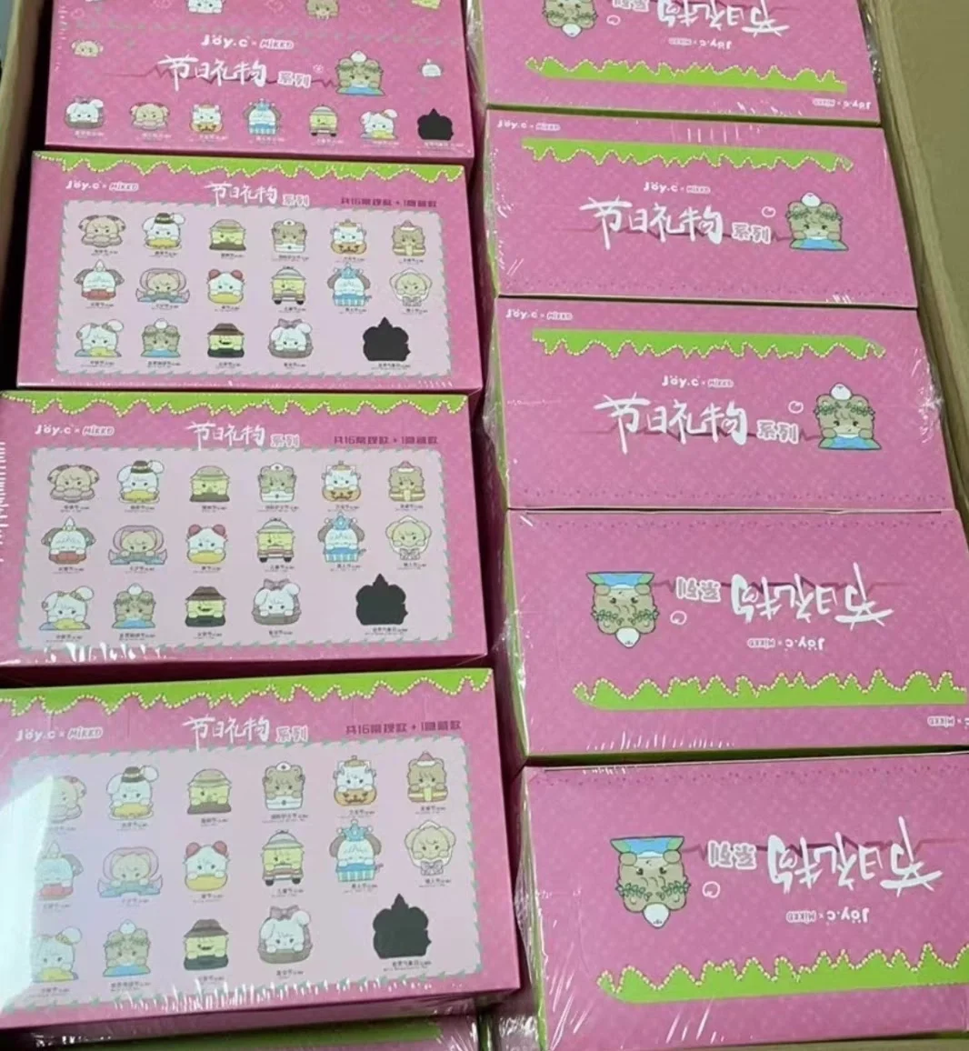 

Mikko Holiday Gift Series Genuine Blind Box Toys Kawaii Mikko Mini Bean Blind Box Toy Figurines Ornament Toy Kids Christmas Gift